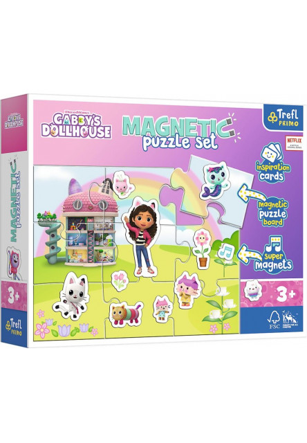 Trefl Magnetické puzzle - Gabby's Dollhouse / Universal (TREFL PRIMO)