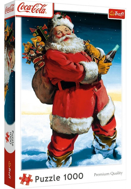 Trefl Puzzle 1000 Coca-Cola: Santa Claus na snehu