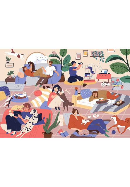 Trefl Puzzle 1500 UFT - Everyday Joy: Pohodový život