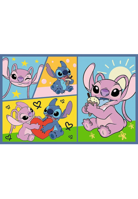 Trefl Puzzle 2 x 70 Lilo & Stitch - So Stitchom nie je nuda