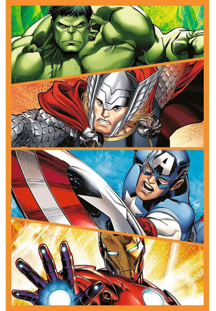 Trefl Puzzle 3 x 80 Marvel - Dni plné akcie