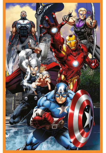 Trefl Puzzle 3 x 80 Marvel - Dni plné akcie