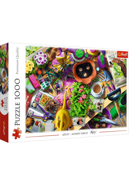 Trefl Puzzle 1000 Upratovanie záhrady