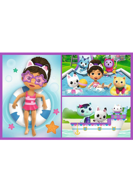 Trefl Puzzle Gabby's Dollhouse 2 x 70 Zahrajte si s Gabby