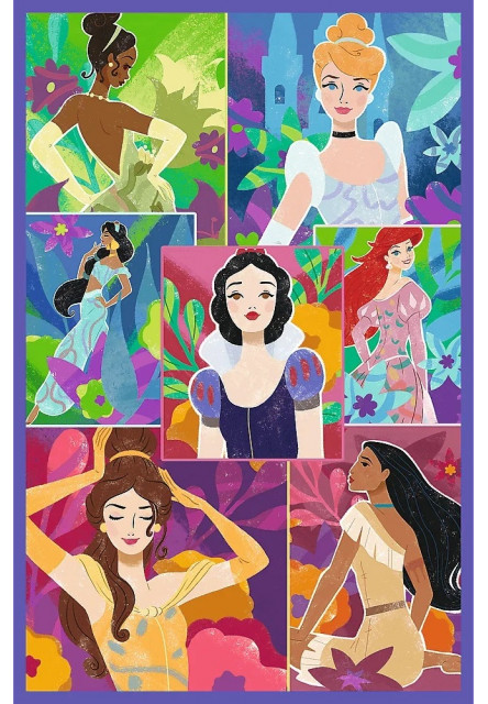Trefl Puzzle 3 x 80 Priatelia princeznej / Disney Princess