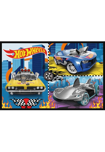 Trefl Puzzle 2 x 70 Hot Wheels Autá