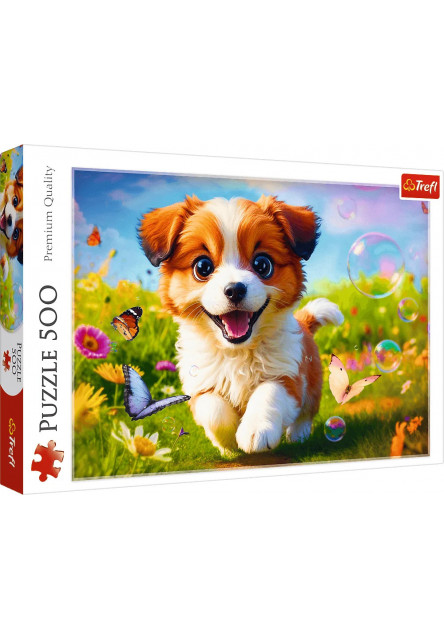 Trefl Puzzle 500 Šťastné šteňa