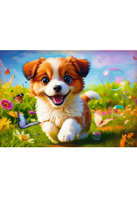 Trefl Puzzle 500 Šťastné šteňa