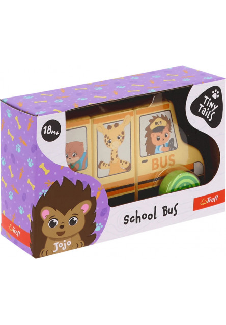 Trefl Magnetické vozidlo - Školský autobus - 3 prvky