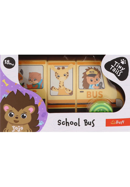 Trefl Magnetické vozidlo - Školský autobus - 3 prvky
