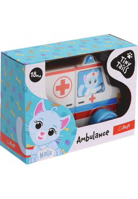 Trefl Magnetické vozidlo - Sanitka - 2 prvky