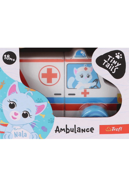 Trefl Magnetické vozidlo - Sanitka - 2 prvky