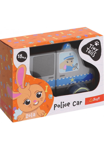 Trefl Magnetické vozidlo - Policajné auto - 2 prvky