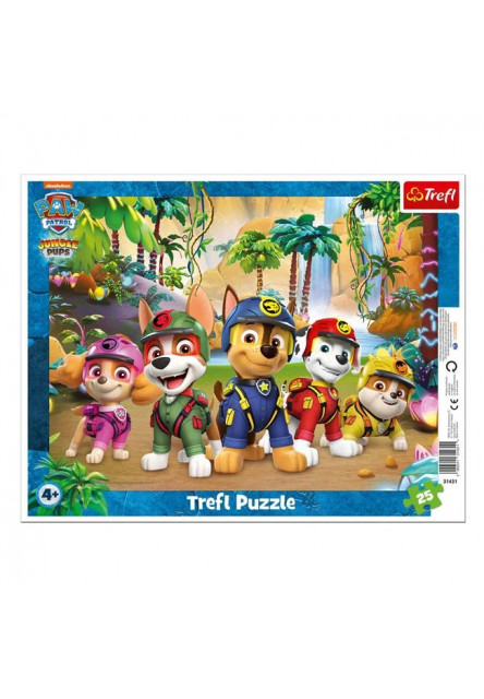 Trefl Puzzle rámkové 25 Paw Patrol