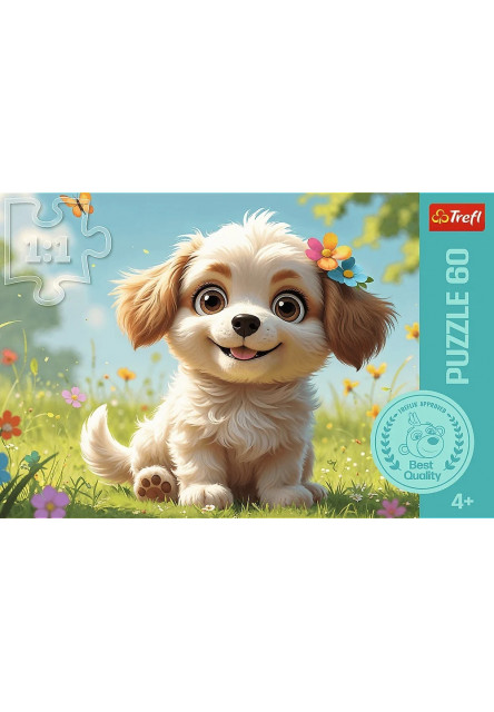 Trefl Puzzle 60 - Byť šteniatkom