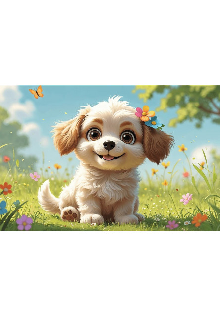 Trefl Puzzle 60 - Byť šteniatkom