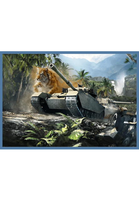 Trefl Puzzle 4x250 - World of tanks