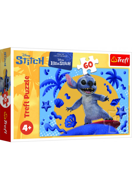 Trefl Puzzle 60 Deň so Stitchom