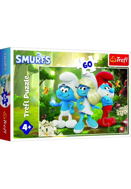 Trefl Puzzle 60 Šmolkovia / Začarovaný les