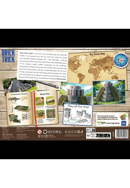 Trefl Brick Trick - Stupňovitá pyramída M