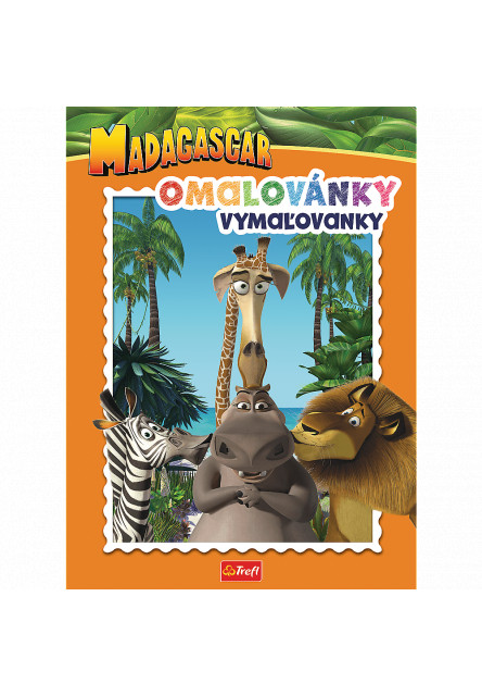 Trefl Omaľovánky Madagaskar