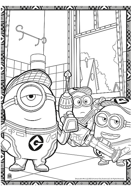 Trefl Omaľovánky Minions