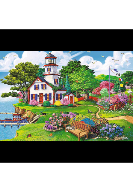 Trefl Drevené puzzle 501 - Letné útočisko