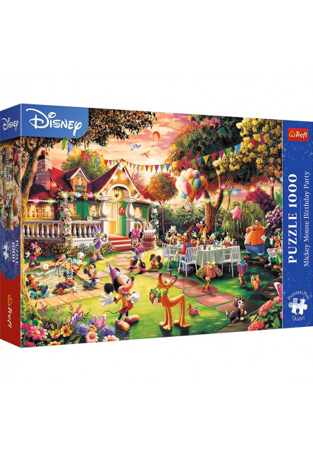 Trefl Puzzle 1000 Premium Plus - Narodeninová oslava Mickey Mousea