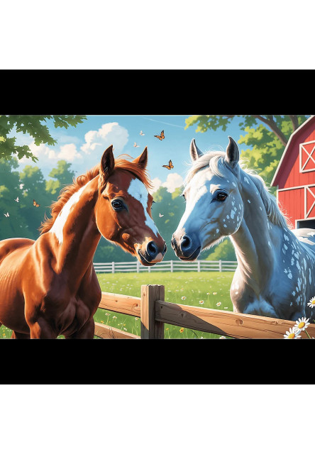 Trefl Puzzle 200 Kone na čistinke