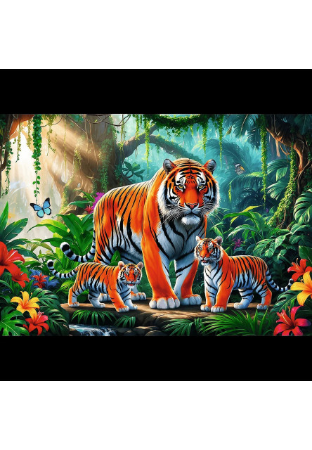 Trefl Puzzle 200 Tigrie zvyky