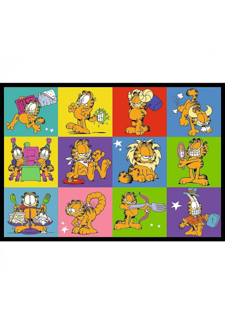 Trefl Puzzle 4x250 Garfield nemá rád pondelky