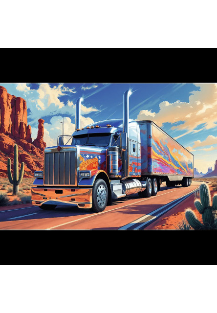 Trefl Puzzle 160 Kamión na ceste