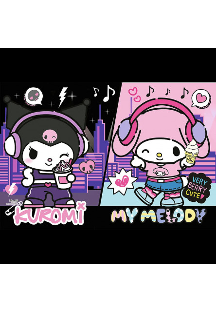 Trefl Puzzle 160 Pravidlá Kuromi / Hello Kitty