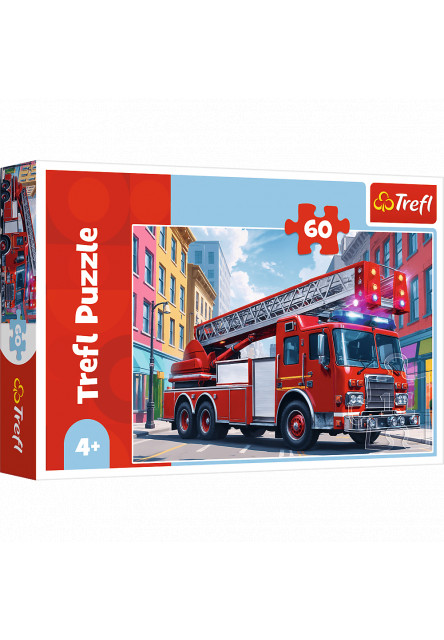 Trefl Puzzle 60 Poľnohospodárska technika - Kombajn Trefl