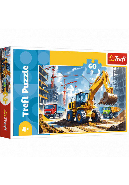Trefl Puzzle 60 Nakladač s rýpadlom Trefl