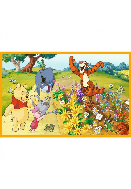 Trefl Puzzle 2x24 Medvedík Pú / Deň v záhrade