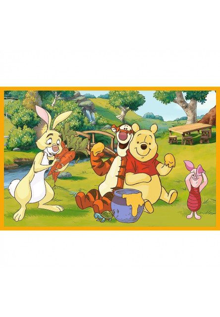 Trefl Puzzle 2x24 Medvedík Pú / Deň v záhrade