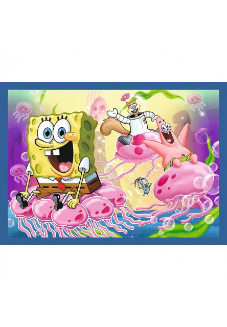 Trefl Puzzle 4v1 SpongeBobov podmorský život