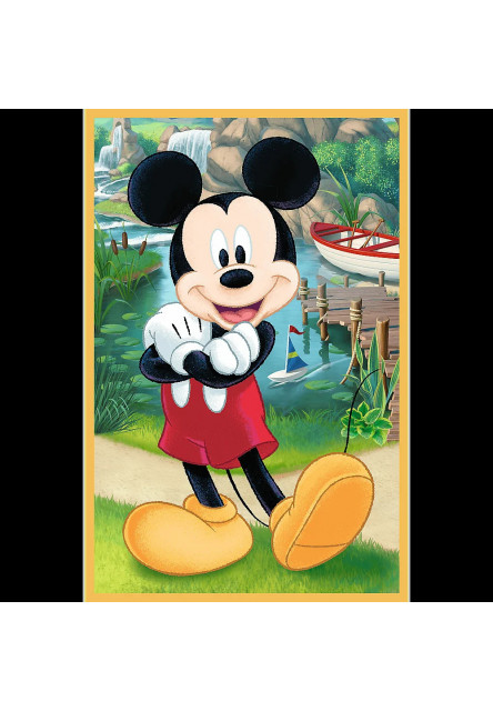 Trefl Puzzle 3x50 Mickey Mouse a priatelia / Myška na dovolenke