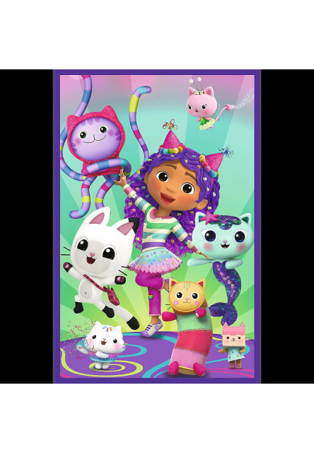 Trefl Puzzle 3x80 Farebné dni Gabby