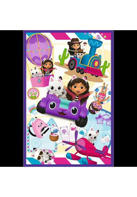 Trefl Puzzle 3x80 Farebné dni Gabby