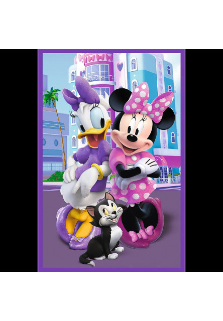 Trefl Puzzle 3x80 Minnie a priatelia