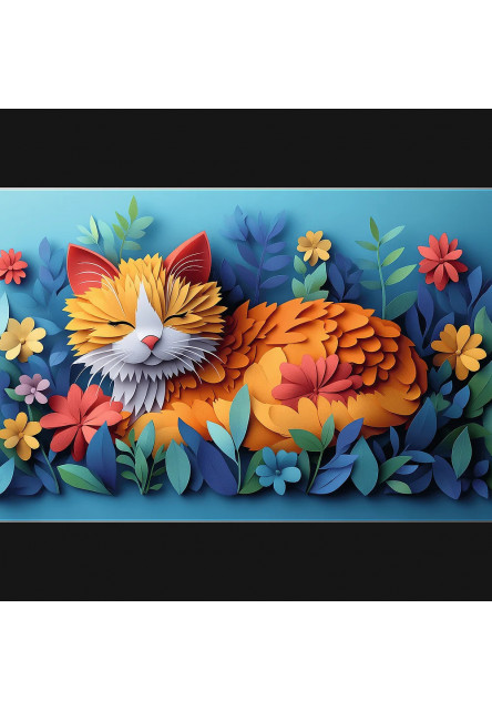 Trefl Puzzle 160 Výročné - Paper Art: Mačiatko