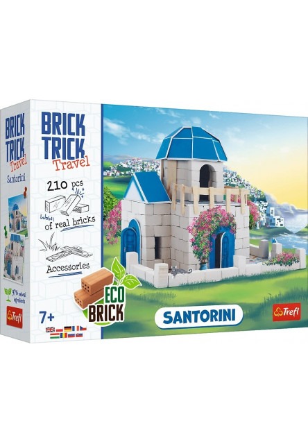 Trefl Brick Trick Travel: Santorini M 260 dielov
