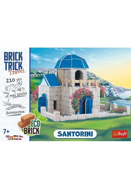 Trefl Brick Trick Travel: Santorini M 260 dielov