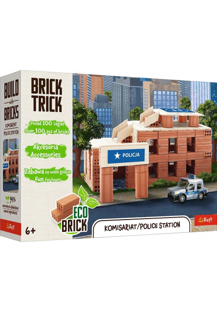 Trefl Brick Trick Policajná stanica M 100 dielov