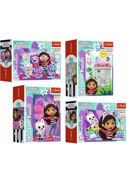Trefl Puzzle 54 Mini - S Gabby je vždy zábava / Universal Gabby's Dollhouse