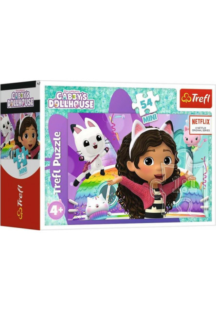 Trefl Puzzle 54 Mini - S Gabby je vždy zábava / Universal Gabby's Dollhouse