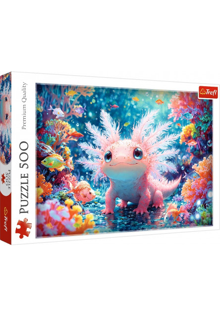 Trefl Puzzle 500 el. Aksolotl