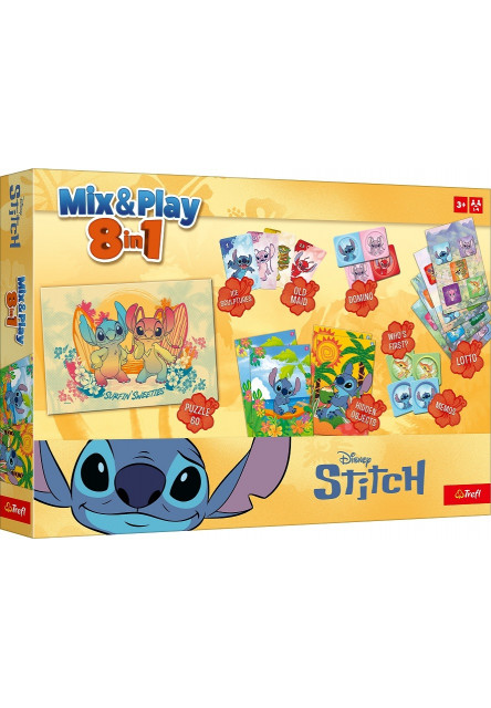Trefl Súprava hier Mix&Play 8v1 Stitch